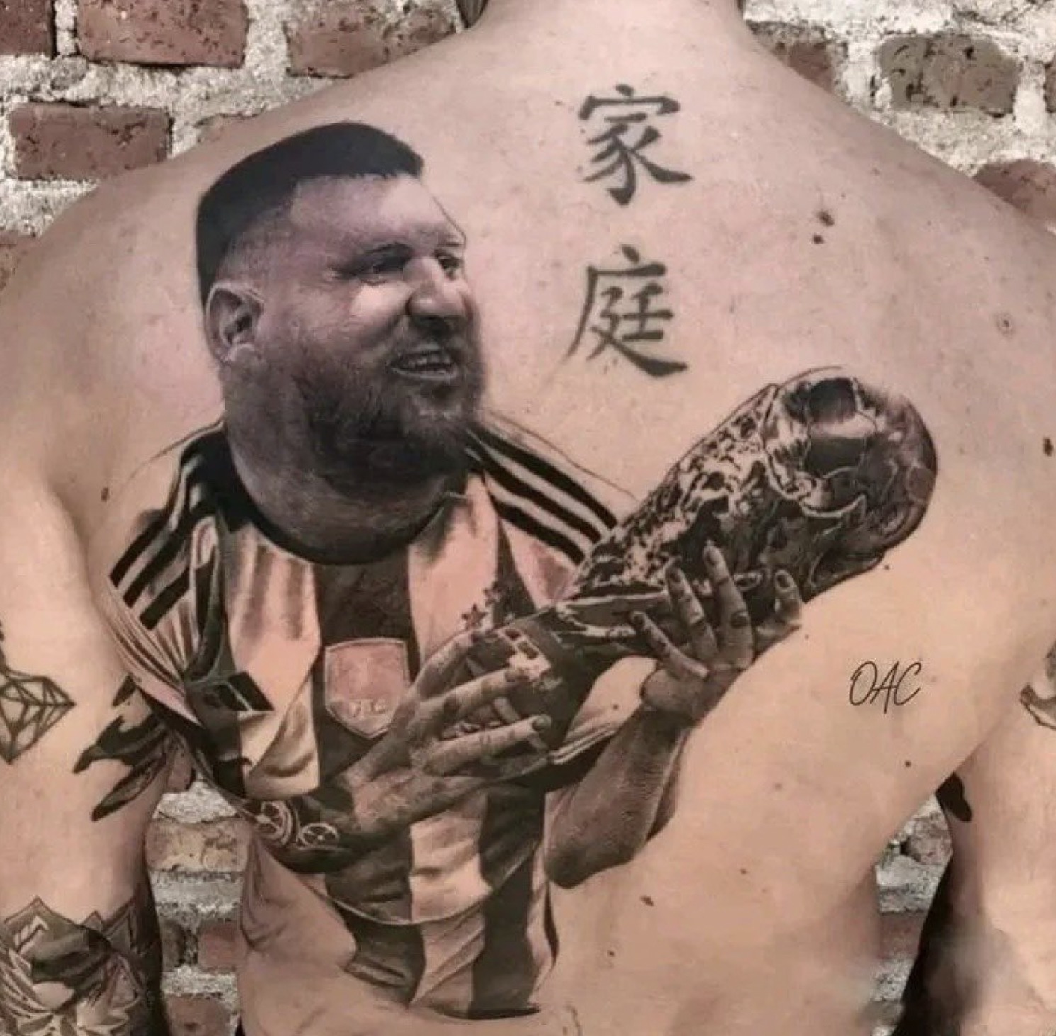 football tattoo - Oac